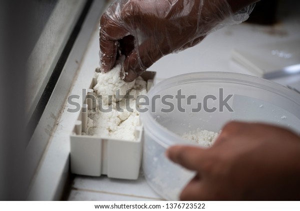 Baits Stations Put On Ground Floor Royalty Free Stock Image