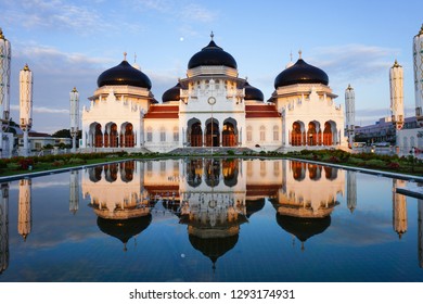 Baiturrahman Mosque In Banda Aceh