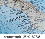 Baja California Sur, a detailed map of Mexico showcases diverse terrains, from mountains and deserts to lush jungles, featuring rivers, highways, and vibrant cultural regions.