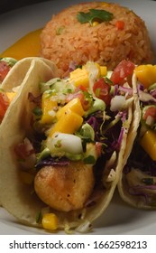 Baja Fish Tacos Vertical Isolated