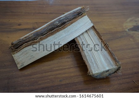 Bajakah Wood (Spatholobus Littoralis Hassk), bajakah has been known by the people of Borneo as a natural medicinal plant