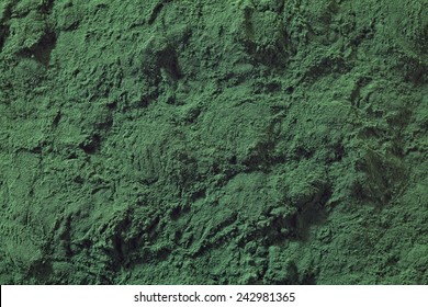 Bakcground Of Spirulina Algae Powder