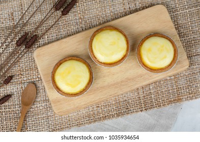 Bake Cheese Tart Top View