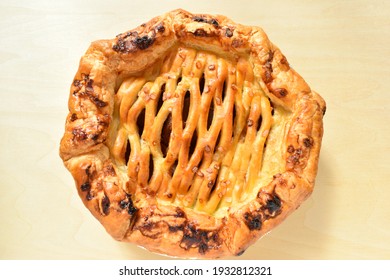 A Baked Apple Pie Isolated