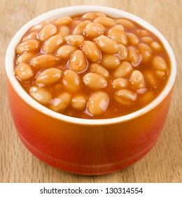 Baked Beans - Bowl Of Baked Beans In Tomato Sauce