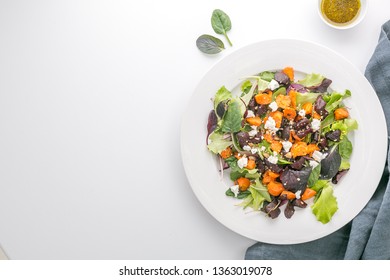 Baked Beet And Carrot Salad With Cheese 