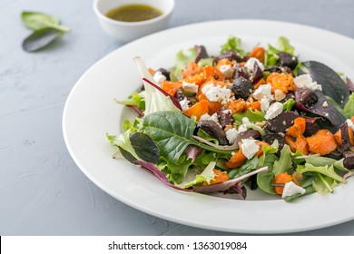 Baked Beet And Carrot Salad With Cheese 