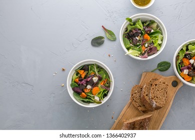 Baked Beet And Carrot Salad With Cheese 