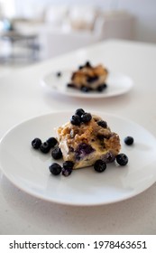 Baked Blueberry French Toast Casserole 