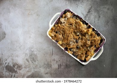 Baked Blueberry French Toast Casserole 