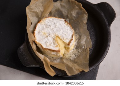 Baked Brie Cheese With Ghee. Photography Of Life