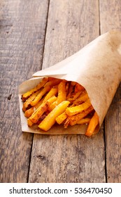 Baked Butternut Squash Fries With Sea Salt. Pumpkin Chips.