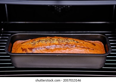 Baked Chocolate Cake In The Oven