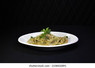 Baked Eggplant Salad (Burmese Cuisine)