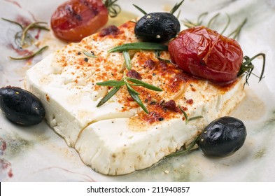 Baked Feta Cheese