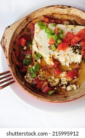 Baked Feta Cheese With Tomatoes 