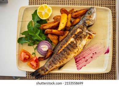 Baked Fish Diet Gril Food