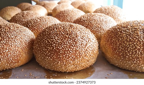 baked goods, bread, wholemeal bread, hamburger bread with sesame seeds, sweet rolls, typical Italian bread.
Products with organic flour, wholemeal flour, sustainable products. - Powered by Shutterstock