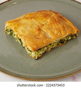 Baked Greek Spinach And Feta Pie, Spanakotyropita