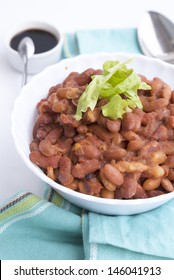 Baked Kidney Bean With Mushrooms