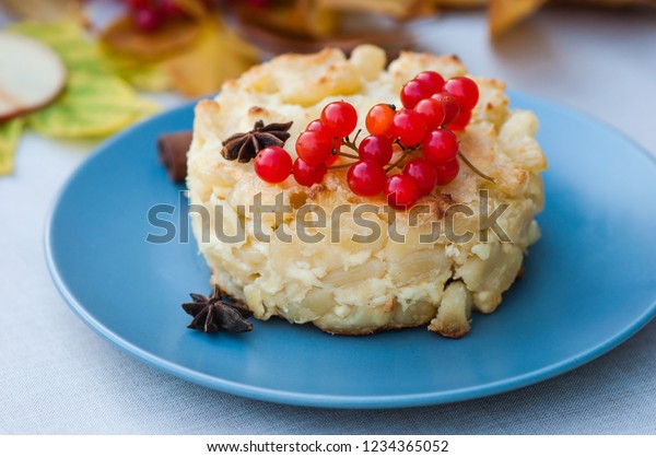 Baked Pasta Cottage Cheese Eggs Raisins Stock Photo Edit Now