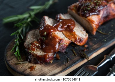 Baked Pork Tenderloin With Barbecue Sauce