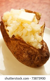 Baked Potato With Pat Of Butter