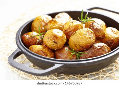 Baked Potatoes With Rosemary