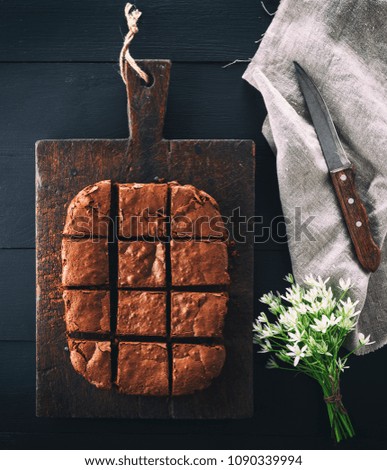 chocolate brownie pie