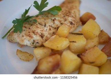 Baked Redfish With Potatoes