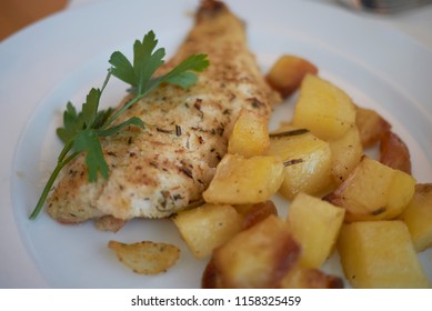 Baked Redfish With Potatoes