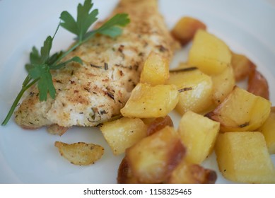 Baked Redfish With Potatoes