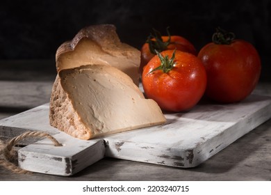 Baked Ricotta And Tomatoes Sicilian Traditional Food