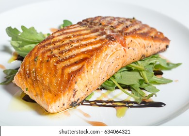 Baked Salmon Fillet Dinner