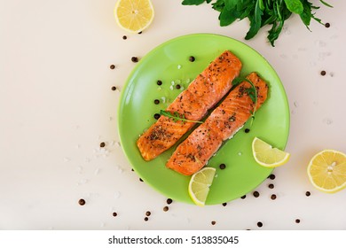 Baked Salmon With Spices