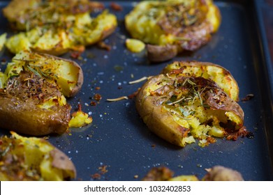 Baked Smashed Potatoes