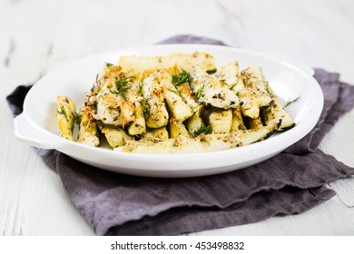 Baked Zucchini With Parmesan