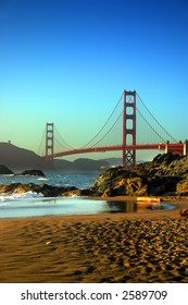 Baker Beach Is A State And National Public Beach On The Pacific Ocean Coast, On The San Francisco Peninsula