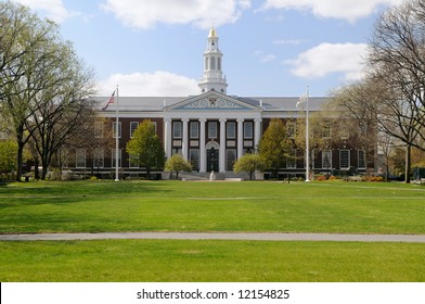 Baker Library At Harvard University School Of Business