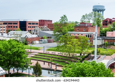 Baker Park Gazebo In Downtown Historic Frederick, Maryland