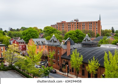 Baker Park Gazebo In Downtown Historic Frederick, Maryland