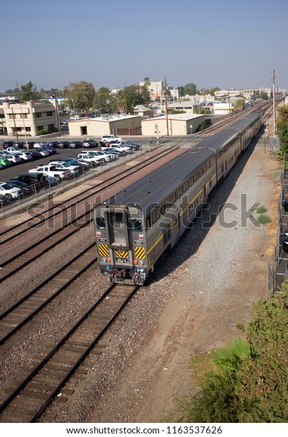 Bakersfield Ca August 23 2018 Amtrak Transportation Stock Image 1163537626