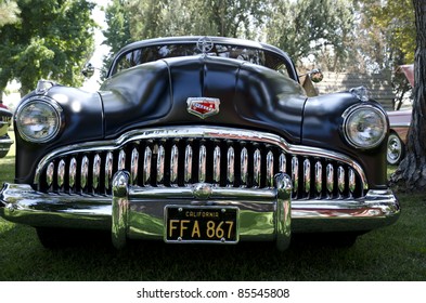 BAKERSFIELD, CA - SEPT 18: The Kern County Museum Auto Show features classic automobiles, such as this 1949 Buick Super straight eight, on display September 18, 2011, in Bakersfield, California.