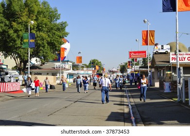 BAKERSFIELD, CA - SEPTEMBER 25: It Was Senior Day At The Kern County Fair Where Admission Was Free For The Over 55 Crowd On September 25, 2009, In Bakersfield, California .