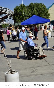 BAKERSFIELD, CA - SEPTEMBER 25: It Was Senior Day At The Kern County Fair Where Admission Was Free For The Over 55 Crowd On September 25, 2009, In Bakersfield, California .