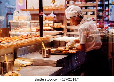 Bakery Chef Cooking Bake In The Kitchen Professional