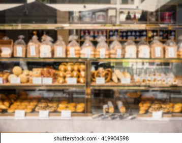 Bakery Shop Blurred Background