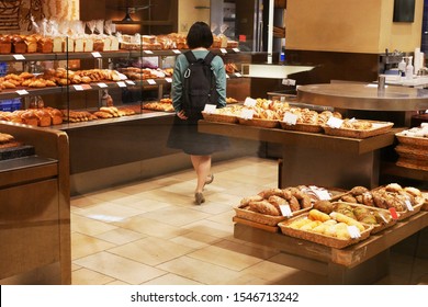 Bakery Shop With Women Shopping