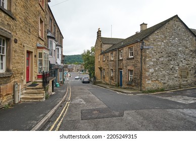 Bakewell, Derbyshire, UK 09 11 2022 Deserted Village Street Scene