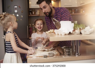 Baking With Dad Is So Funny 